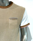 S5-COLINS T-Shirt Tabacco/Beige Man