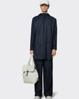 US2-12020 Long Jacket Navy Man