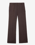 S5-DP9812 Pantalone Palazzo in Lino Cioccolato