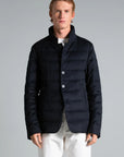 UW4-MASTER T PRATO 801 Blazer Trapuntato Blu