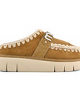 W6-Bounce Clog Metal Logo Cognac