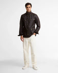 W6-2140 Giacca DUKE Tourer Wax Rustic