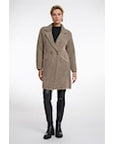 W5-MADINA Cardigan Sand Graphic