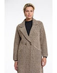 W5-MADINA Cardigan Sand Graphic