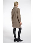 W5-MADINA Cardigan Sand Graphic