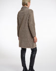 W5-MADINA Cardigan Sand Graphic