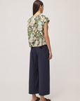 S6-DP9741-2 Pantalone Cotone Cropped Night