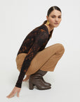 W5-DP9911 Pantalone alla Caviglia Sesamo