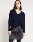 W6-DK9252-1 Maglia Scollo V Night