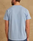 Pocket T-Shirt Jersey Azzurro Man