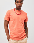 Pocket T-Shirt Jersey Azzurro Man