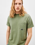 Pocket T-Shirt Jersey Azzurro Man
