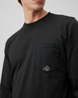 UW3-Pocket T-Shirt Manica Lunga Black Man
