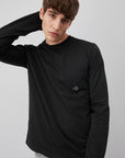 UW3-Pocket T-Shirt Manica Lunga Black Man