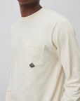 UW3-Pocket T-Shirt Manica Lunga Ecrù Man