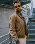 UW5-TOBIA Giubbotto Suede Palude Man