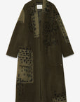 W5-DJ0073 Cappotto Lungo Jacquard