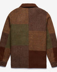 W6-DORR Giacca Patchwork Marrone Man