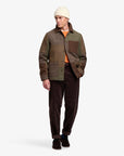 W6-DORR Giacca Patchwork Marrone Man