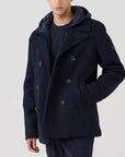 UW6-GRAVITY Caban Tricotech Navy Man