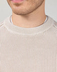 W6-0001 Maglia Costa Inglese Beige Man