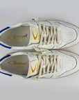 US6-DAVIS Leather Nylon Royal Man