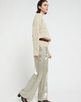 W5-DP9901 Pantalone Effetto Lucente