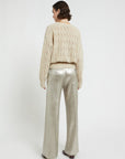 W5-DP9901 Pantalone Effetto Lucente