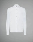 UW3-254 Camicia Oxford Jaquard Open WeekEnd Bianco Man