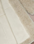 DW4-570 Lamb Coat Wom White Sand Woman