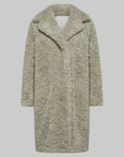 DW4-570 Lamb Coat Wom White Sand Woman