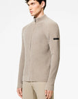 UW5-139 Maglia Velvet Rave Full Zip Tabacco Man
