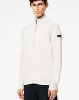 UW5-142 Maglia Cotton Plain Full Zip Blue/Black Man