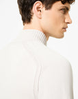 UW5-142 Maglia Cotton Plain Full Zip Blue/Black Man