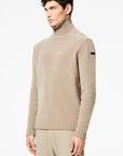 UW5-161 Maglia Cinematt Turtleneck Knit Tabacco Man