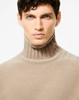 UW5-161 Maglia Cinematt Turtleneck Knit Tabacco Man