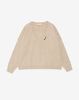 W5-DK9213 Maglia con Ricamo Ecru