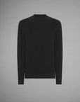 UW3-035 Maglia Lupetto Cotone Nero Man