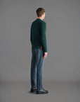 UW3-035 Maglia Lupetto Cotone Nero Man