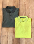 US3-139 Polo Macro Military Green Man