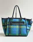 W2-Anastasia L Borsa Plaid Freddi Inchiostro Blu