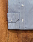 W9-UCAFWE Camicia Regular Wash&Wear Righe Blu Man