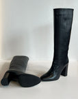 W2-3361 Stivale Nappa Tacco 10cm Nero