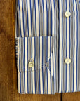 W1-QGTFUR Camicia Slim Righe Blu Man