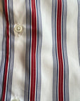 S0-U1XCUI Camicia Regular Righe Rosso Man