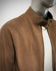 US6-EDGAR Giubbotto Pelle Scamosciata Sesame Man