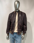 US6-MARCO POLO Giubbotto Pelle Dark Brown Man