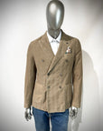 S6-MOP549 Giacca Doppiopetto Cacao Man