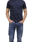 S6-0007 T-SHIRT PIMA Blue Man
