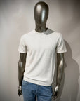 S6-0307 T-Shirt Manica Corta Crepe Bianco Man